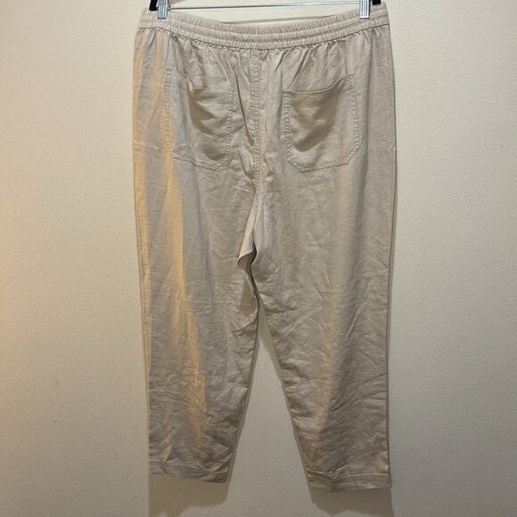 J. Crew New seaside pant in linen blend - Light Khaki Size XL - Picture 8 of 8